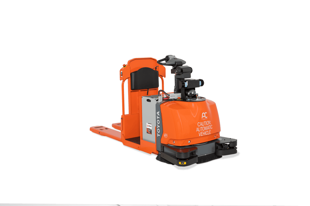 Center-Controlled Rider Automated Forklift