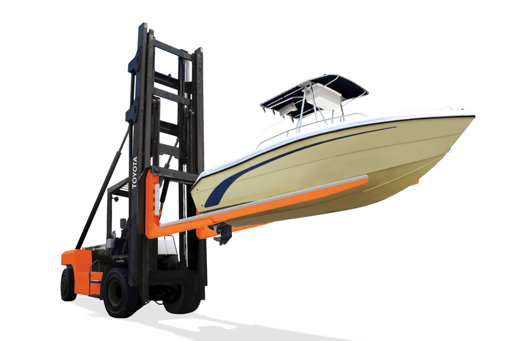 High-Capacity Marina Forklift