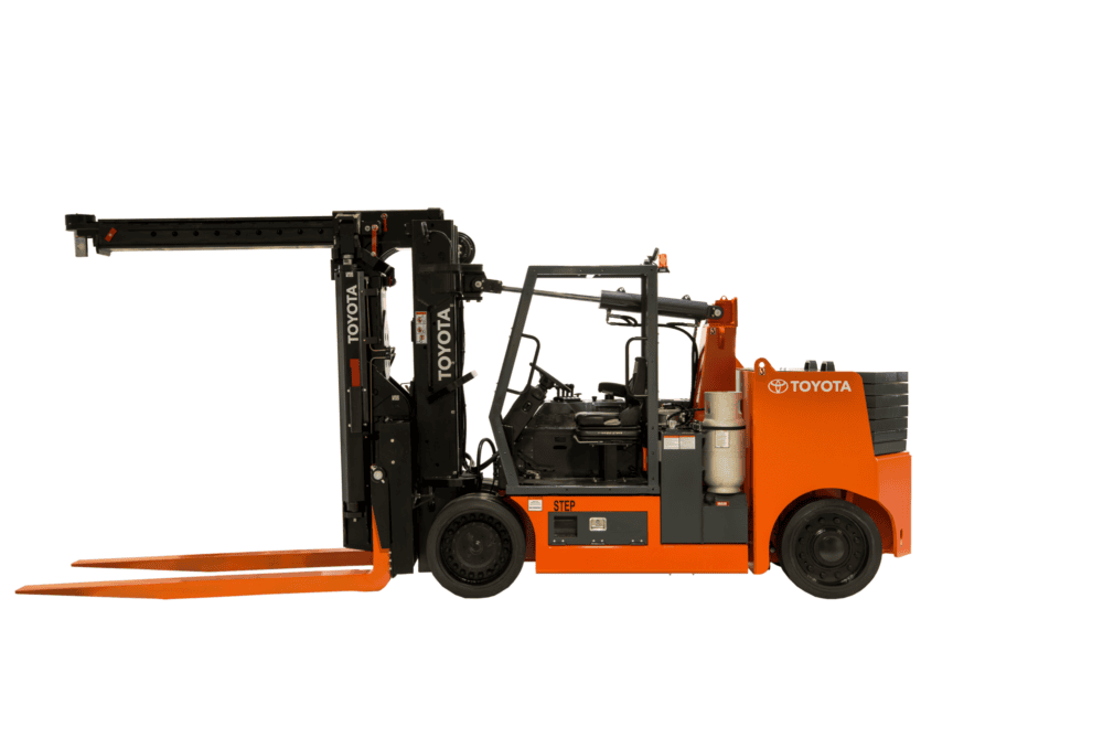 High-Capacity Adjustable Wheelbase Forklift